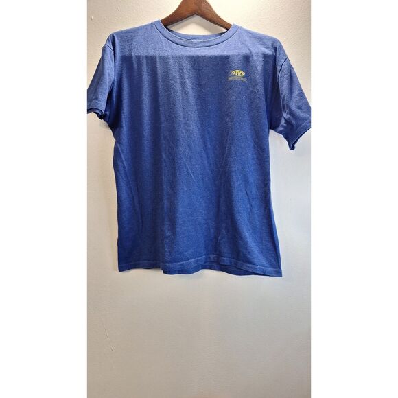 AFTCO Other - AFTCO Men Blue Fisherman Outdoors Nature Fishing Camping Cotton Tee X-Large Logo
